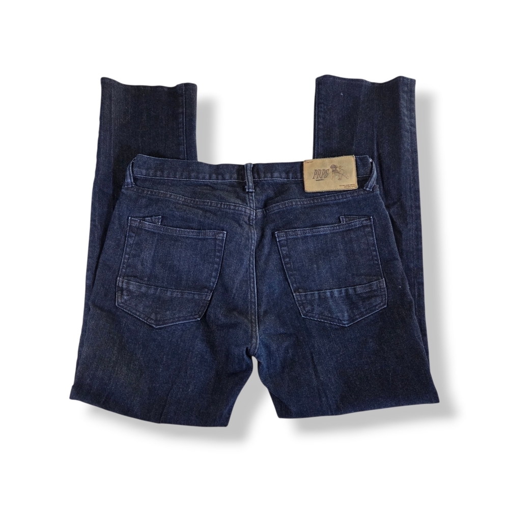 PRPS Jeans Talus Demon 33 X 29 Rinse Denim Straight Slim